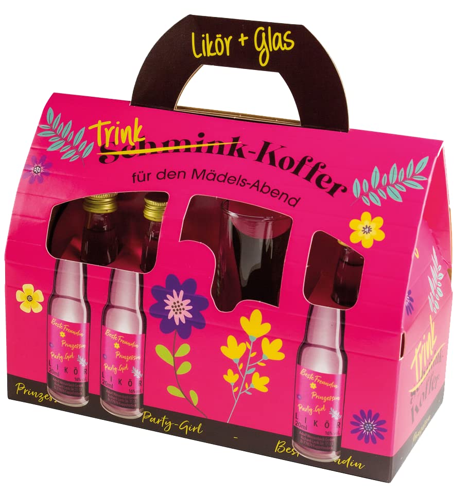 Weisenbach Geschenke & Ideen - Trink-Koffer 3 x 20ml Feigen-Likör