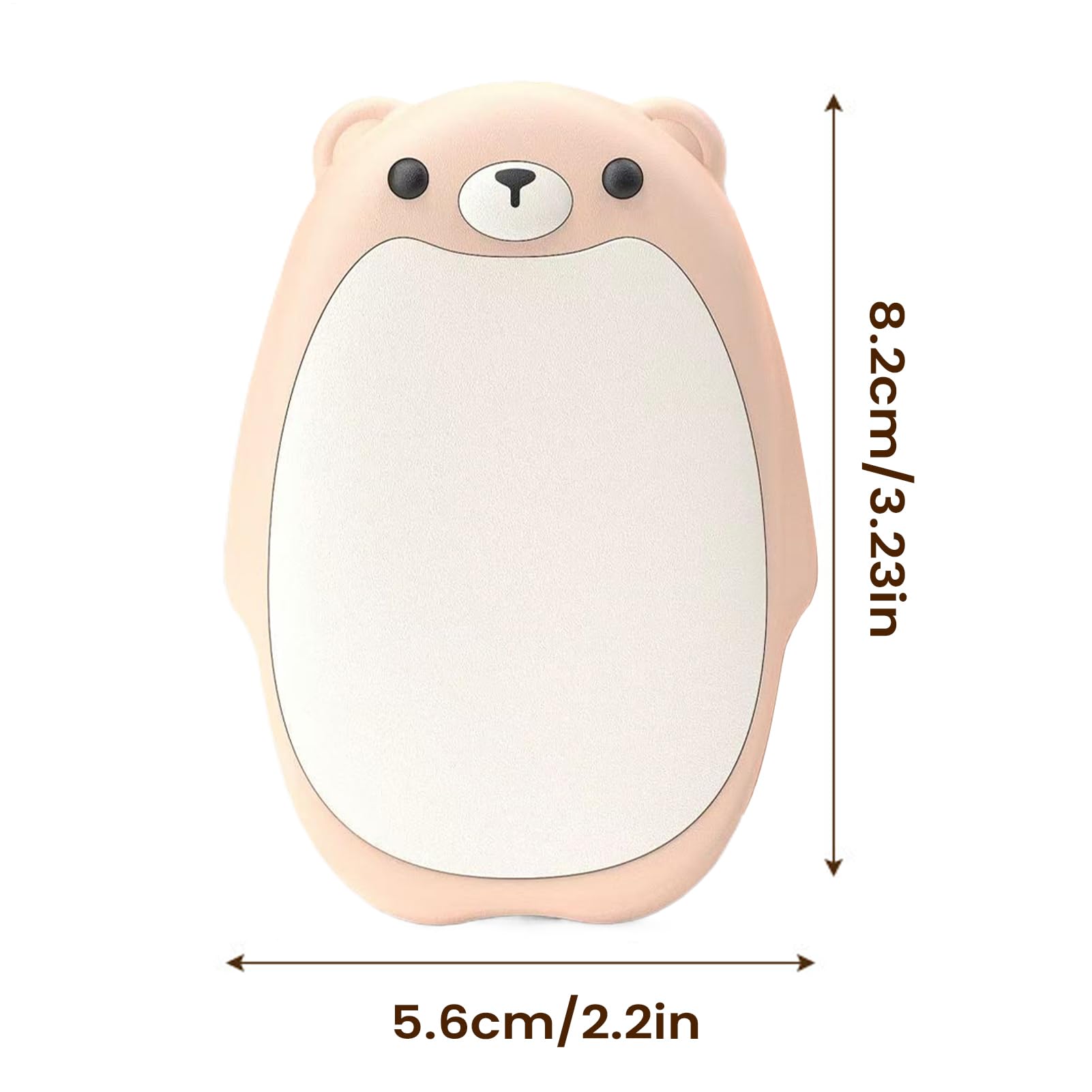 Chauffe-mains rechargeable, avec thermostat à 3 températures – Chauffe-mains rechargeable | Pour enfants, fête de Noël, camping, randonnée, temps froid, maison et bureau