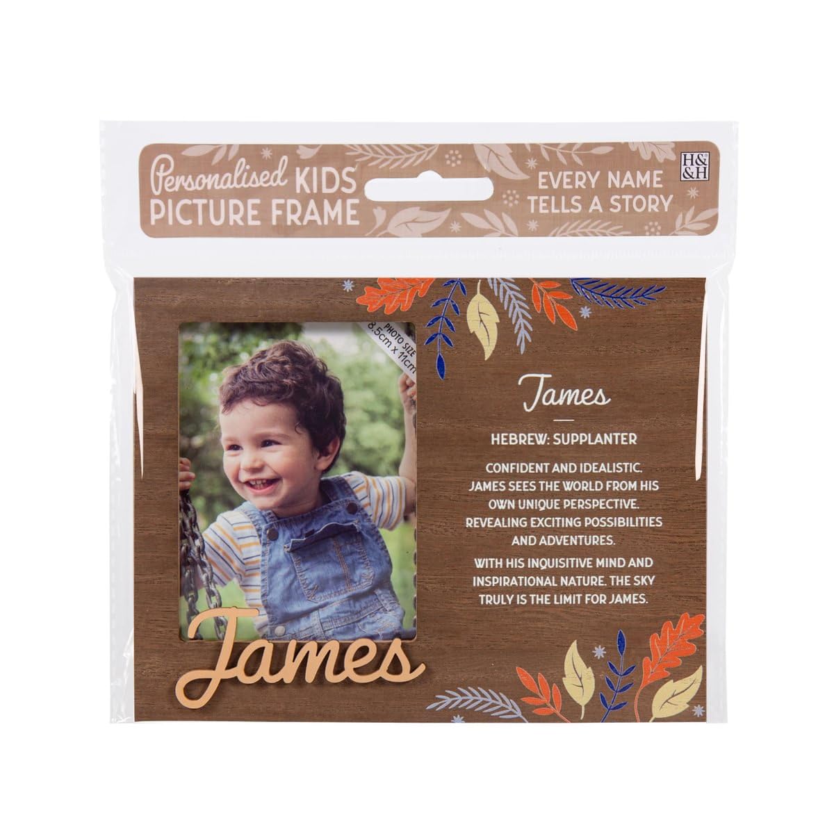 History & Heraldry James Personalised Picture Frames (James)