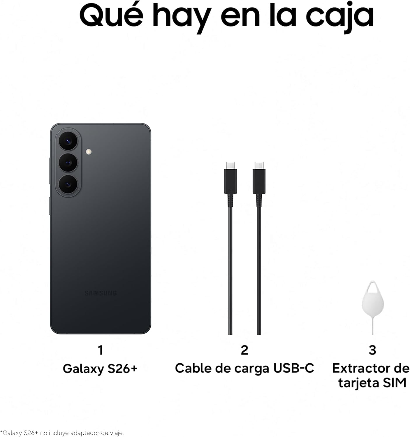 Samsung Galaxy S26+ 512GB, Teléfono Móvil con Galaxy AI, Cámara 50MP, 12GB RAM, Batería 4900mAh, Garantía del Fabricante 3 Años + 1 Año Extra, Color Negro (Versión Española) 8