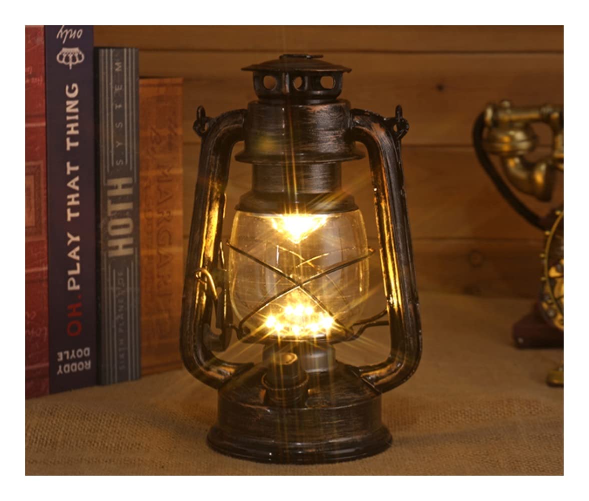 Lanterne Extérieure Northpoint Cuivre - 12 LED, Variateur Intégré - Neuve
