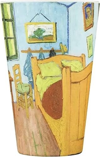Miniatura 2 de Ecoffee Cup Taza de café 100% a base de plantas de la colección Van Gogh de 14 onzas, reutilizable, ecológica, con tapa y funda de silicona, sin
