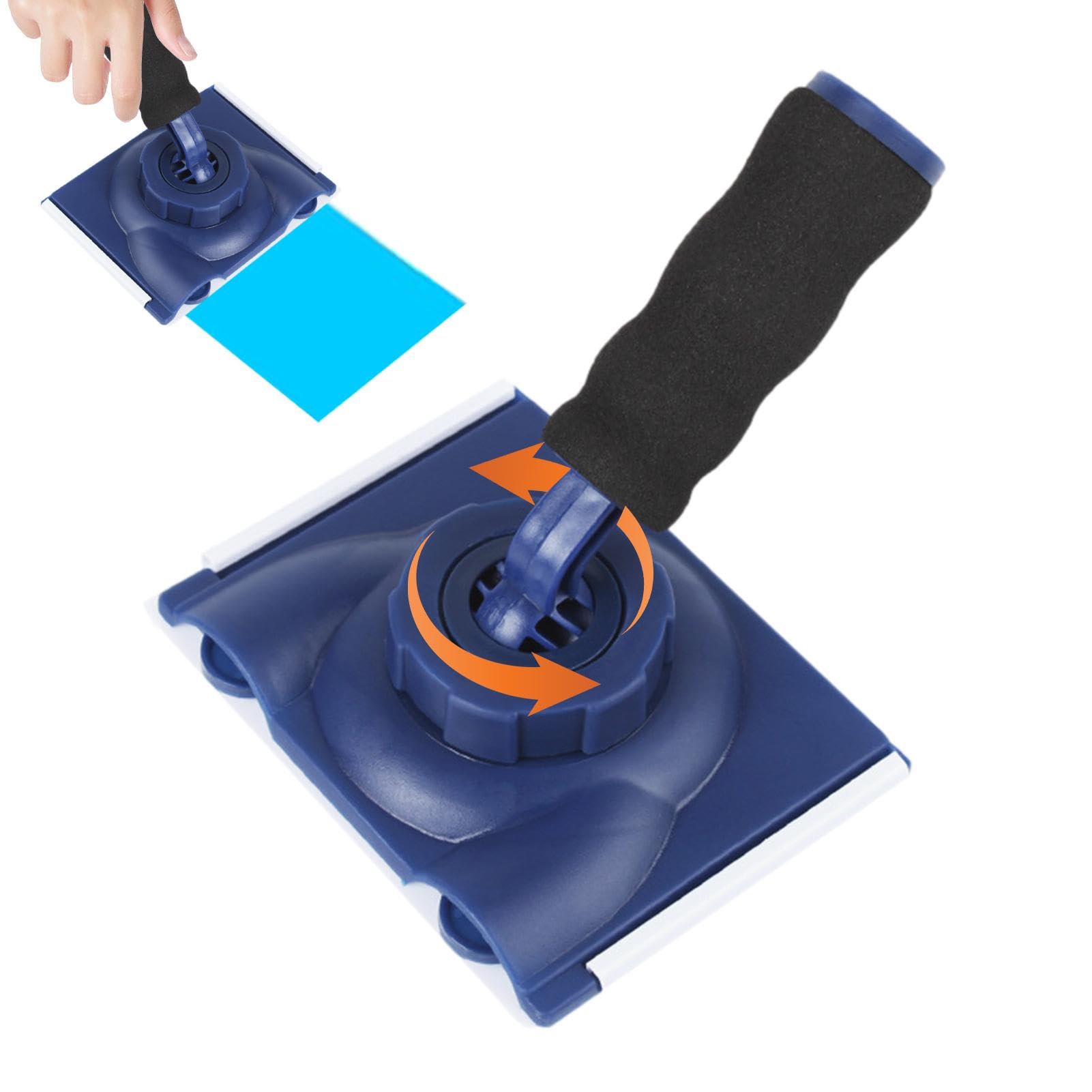 Paint Edge Trimmer, Edger Pad, Pittore Regolabile per Angolo a Parete Con Manico Girevole, Strumento di Bordatura, Pennello per Pittura a Mano a Soffitto per Porta