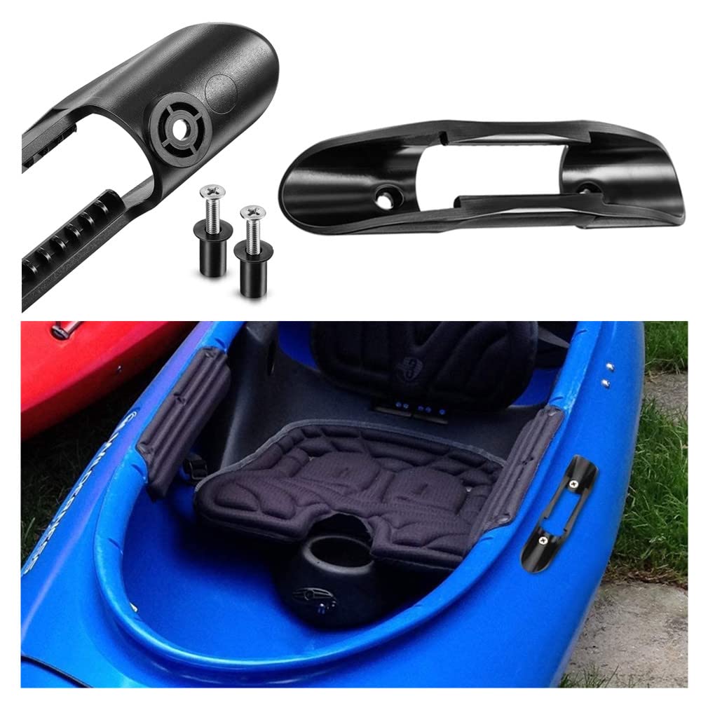 Generico Porta pagaia | Supporto Antiscivolo in Lega di Alluminio | Supporto per pagaia per Montaggio su Pista per Kayak | per Canoa gommone Yacht gommone Lago Fiume all'aperto Kayak Vogatore