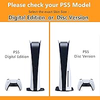 Vista 3 de Mmoptop PS5 Skin Disc Edition Anime Console and Controller Vinyl Cover Skins Wraps para Playstation 5 Disc Version