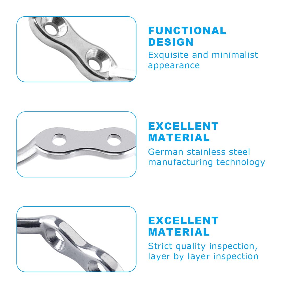 Bitta Per Ormeggio Nautica In Nylon - 200mm, Con Viti Inox, Per Barche E Yacht - Foto 9