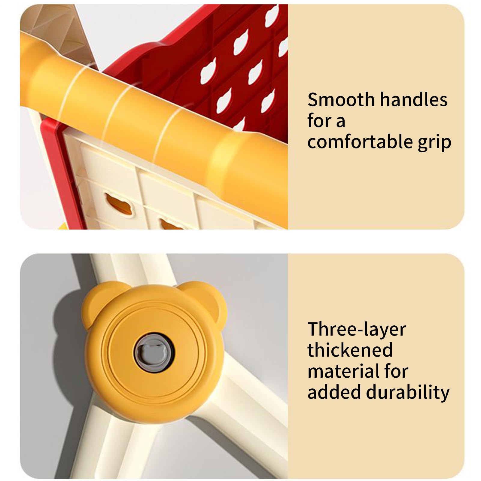 Carrello della spesa giocattolo Playset di Ruolo Giochi del Supermercato | Set carrello spesa giocattolo con da negozio alimentare Giochi di ruolo supermercato per bambini, ragazzi, ragazze e adol