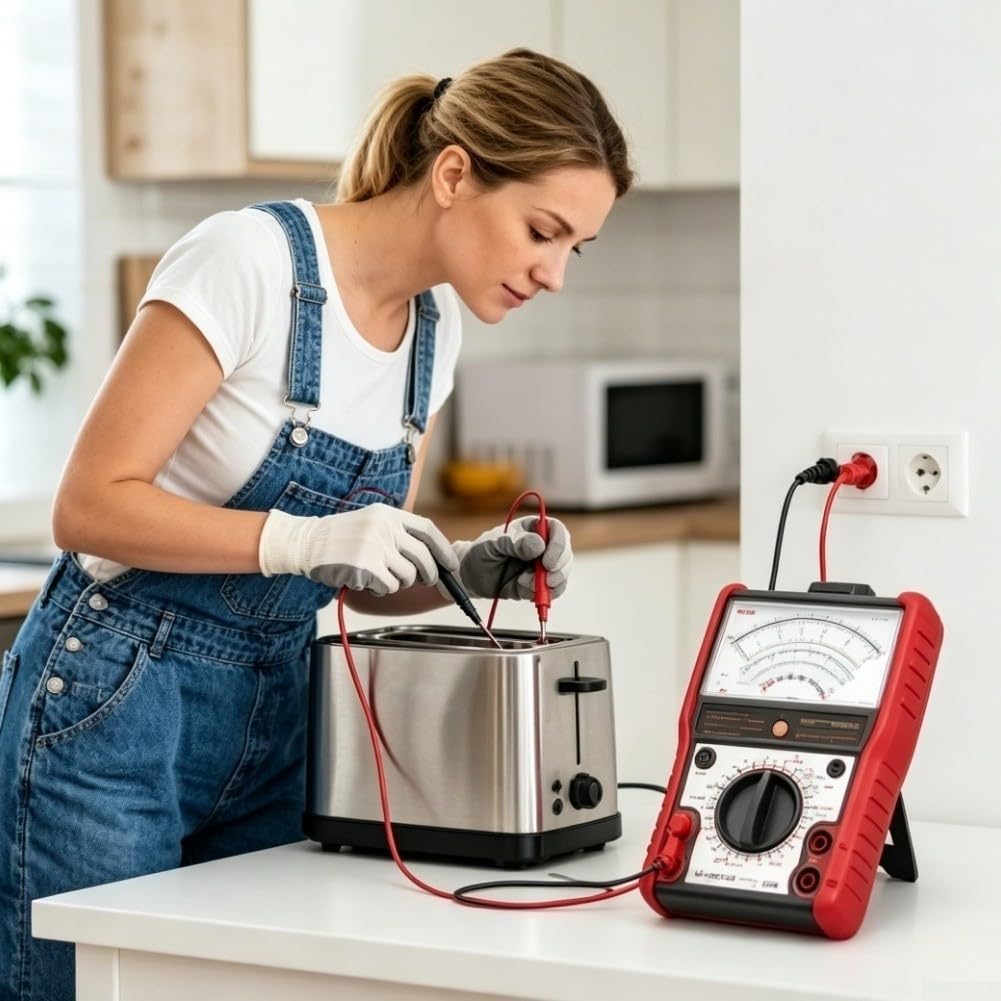 88C Digital Multimeter mit Infrarot-Fernbedienungstest & Auto-Reset - Großes LCD Messgerät für Kapazität Widerstand NCV Elektriker