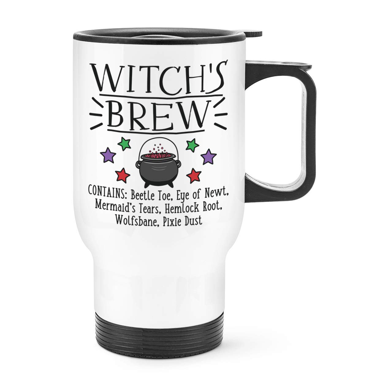 Witch's Brew Travel Mug Cup with Handle