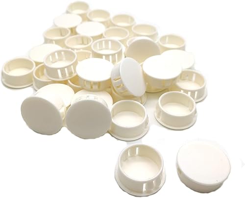 Susenya Tapón de orificio de 1 pulgada, tapa de cierre de tubo de bloqueo, tapones de agujero negro con alas expandibles, tapones de orificio de