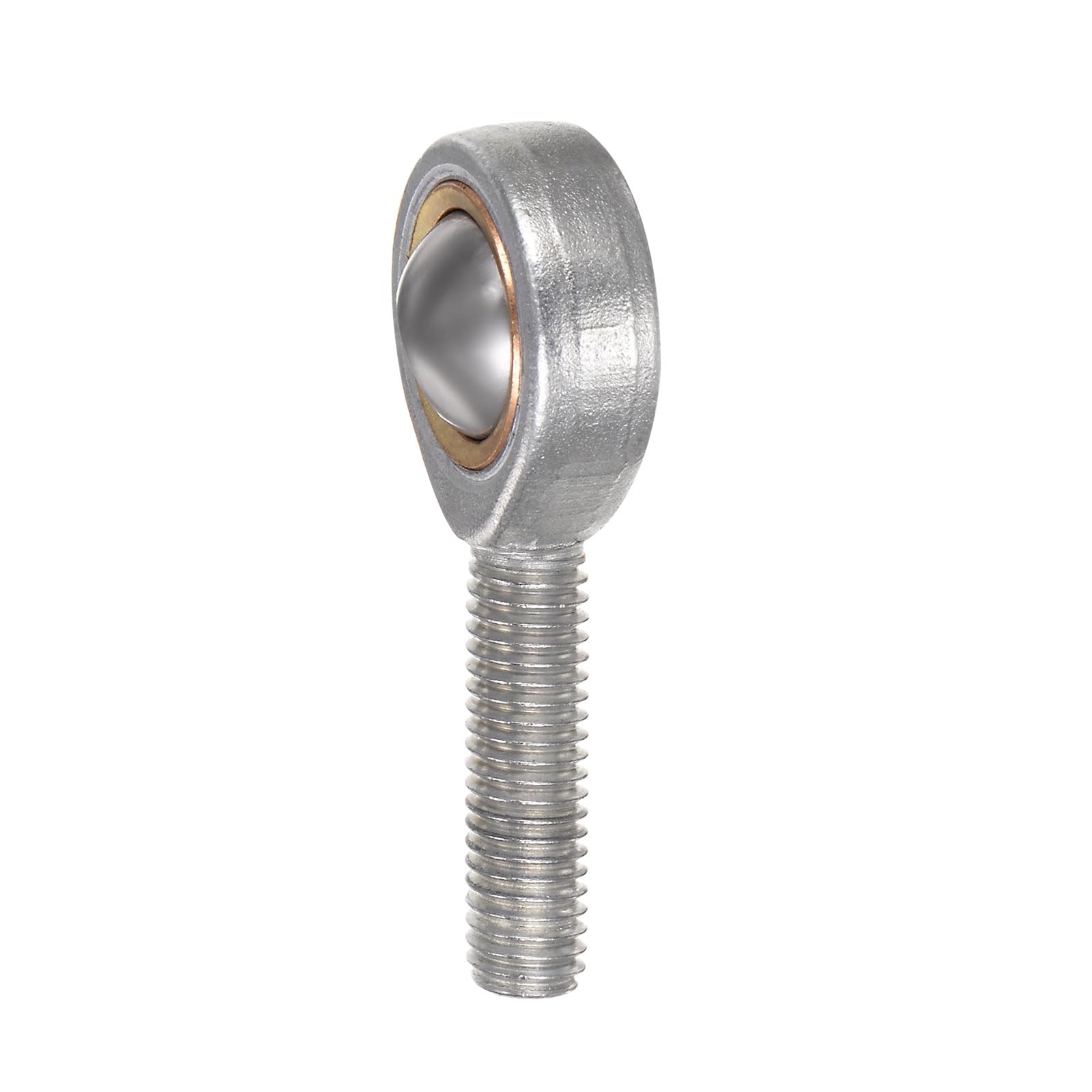 QUARKZMAN 4pcs SA8T/K 8mm Cojinete de Extremo de Varilla con Rosca Macho M8x1.25 a la Izquierda, Extremos de Varilla Autolubricantes con Tuerca de Bloqueo
