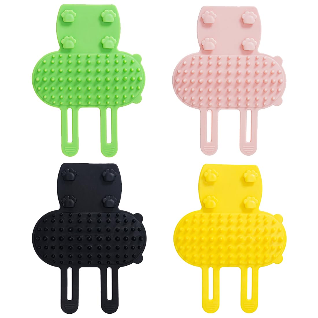 4 Piezas Cepillo Para Gatos Autolimpiable Silicona 2 En 1 Cepillo Gato Para Masajear El Picor Cepillo Gato Esquina Peine Para Gatos Rascarse Cepillo Pelo Gato Para Patas De Mesa Y Sillas