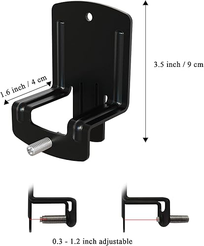 Miniatura 7 de Juntas de colchón antideslizantes/6 deflectores de colchón antideslizantes para marco de cama/acabado negro