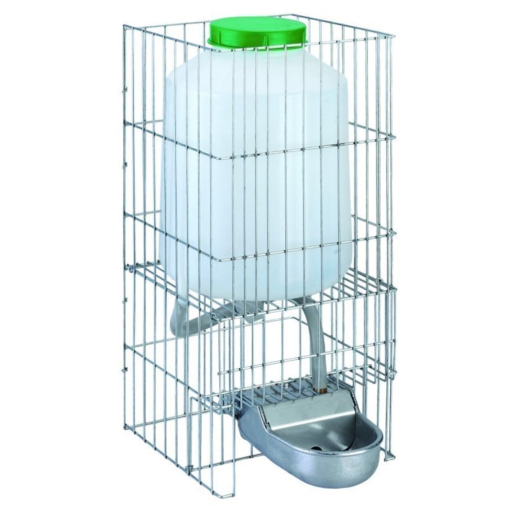 Automatic Dog Drinker | Dog Drinker with 8L Tank | Water Drinker for Dogs 23 x 33 x 46 cm | Aluminium Wall Dog Drinkers | Automatic Water Dispenser | Water Dispenser Cat Sheep