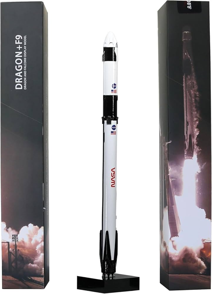 Amazon | Flmenunu Space X Falcon 9 + Dragon 1/233 ダイ