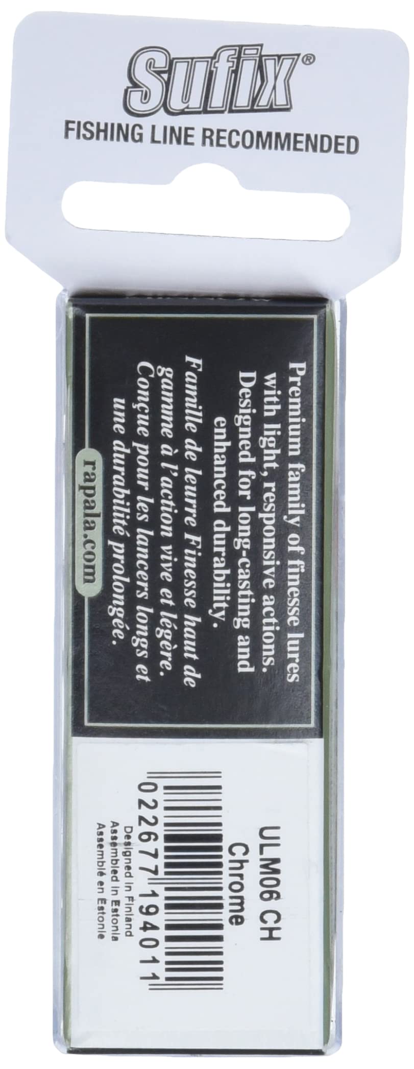 Rapala Ultra Light Minnow Wobbler affondante CH cromato