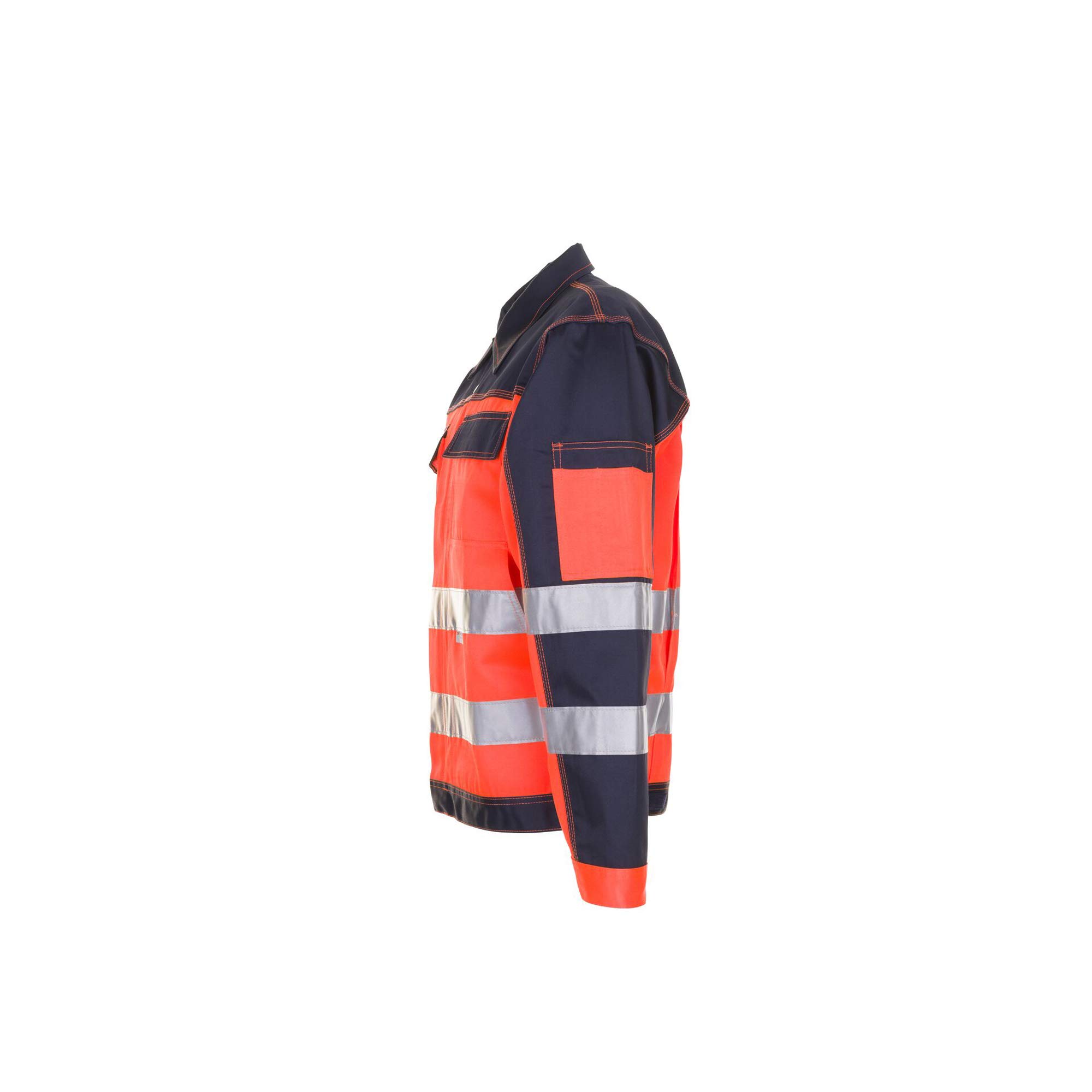 Planam 2006030 Warnschutz Bundjacke, Orange/Marine, Größe 30