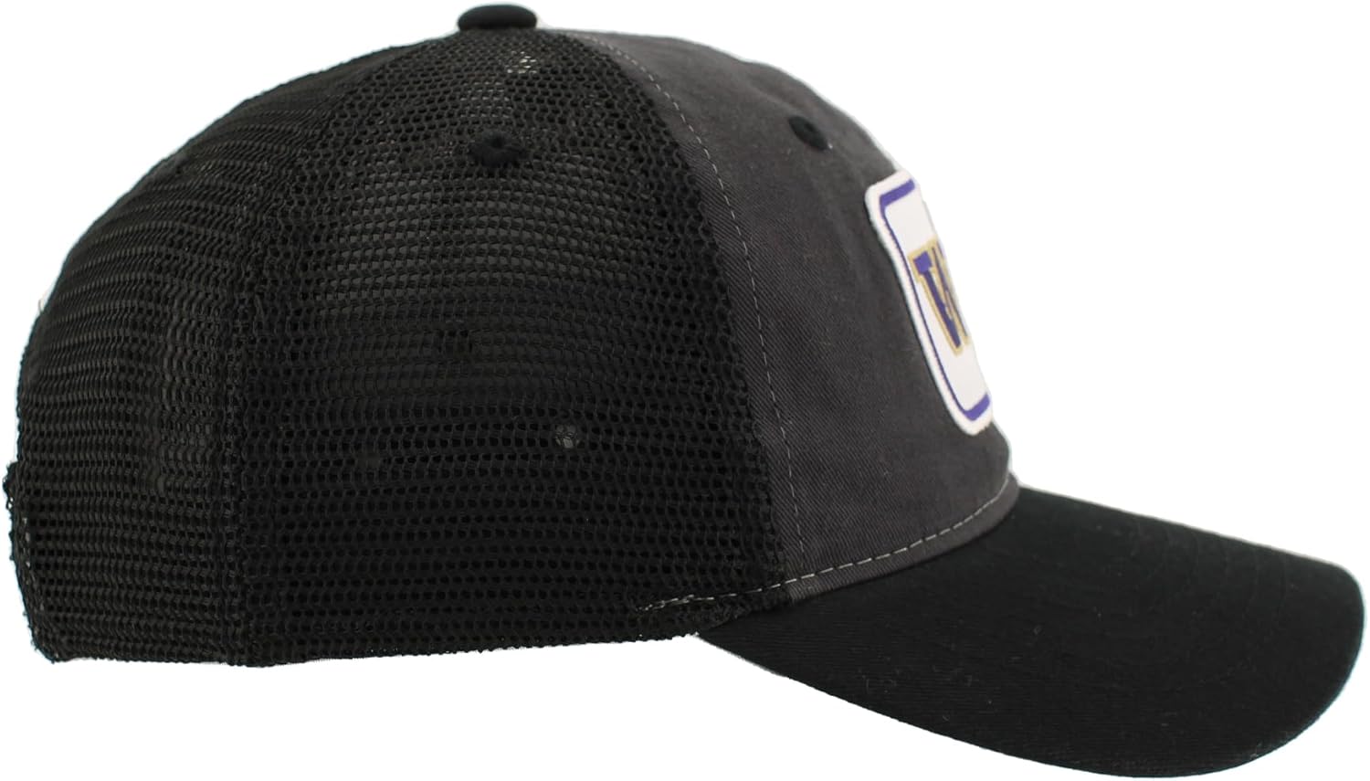 ZHATS Standard NCAA Officially Licensed Hat University Patch Defer Charcoal Black, Grey, One Size - Image 7