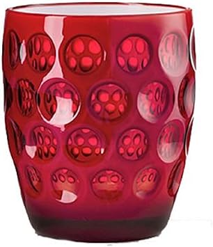 Mario Luca Giusti Lente Tumbler Red & White