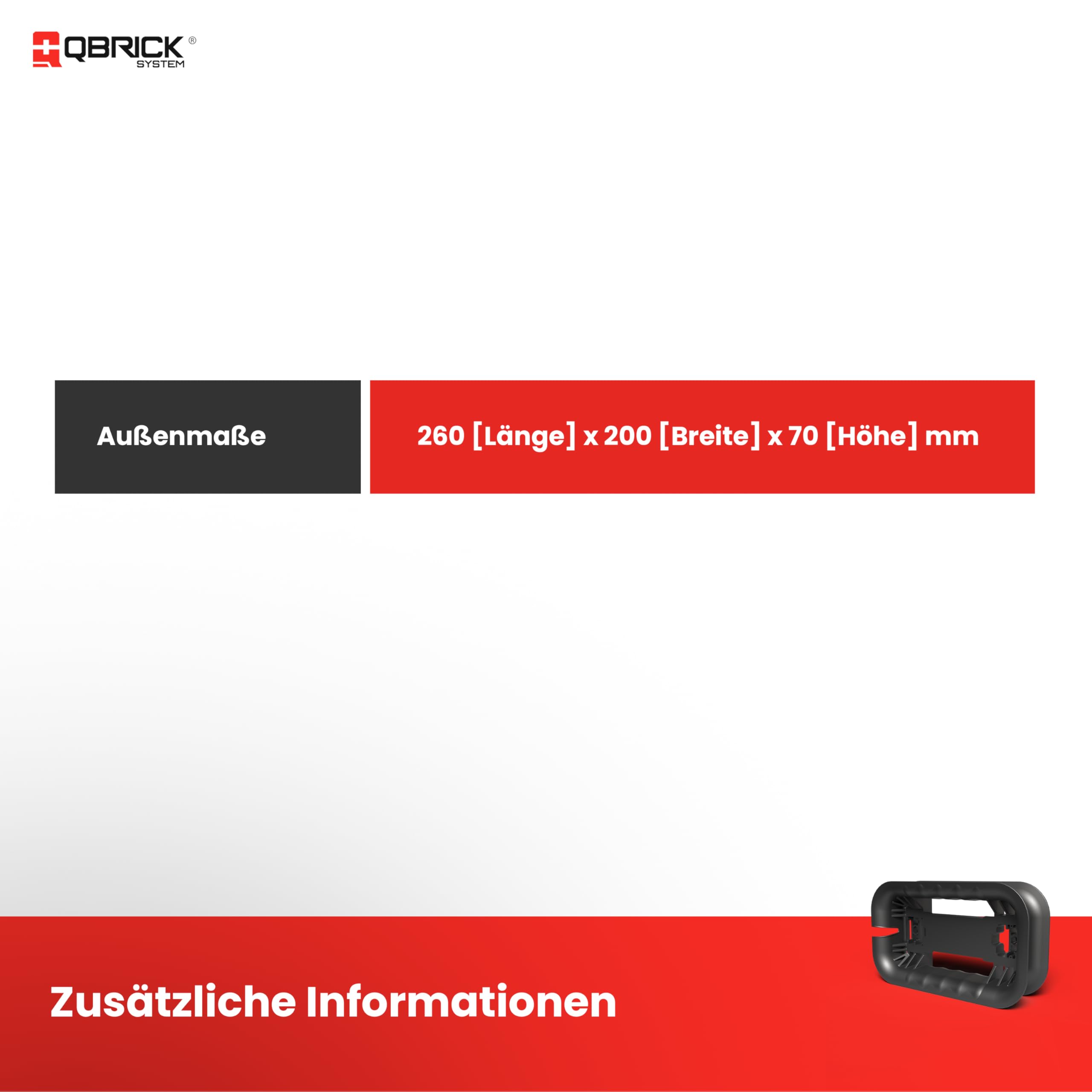 Qbrick System Kabelaufwickler Custom Cable Winder Set Kabel Organiser für Werkzeugkisten Werkzeugkoffer Zubehör Modular