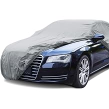 BDK Universal Fit Water Resistant All Weather Indoor Outdoor Car Cover for Sedan SUV Auto Vehicle - Protect from UV Light, Rain, Snow, Dust, Debris, Pollen, Tree Sap & More S See Size Chart - Gray