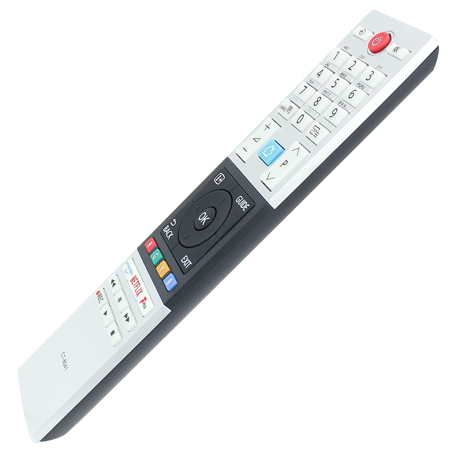 CT-8541 Remote Control Replacement for Toshiba TV 43U2963DB 49U2963DB 50U2963DB 55U2963DB 65U2963DB 24L2863DB 24W2863DB 24W3863DB 28W2863DB 32D3862DB 32W3864DB 43U6863DB 43V6863DB - Image 2