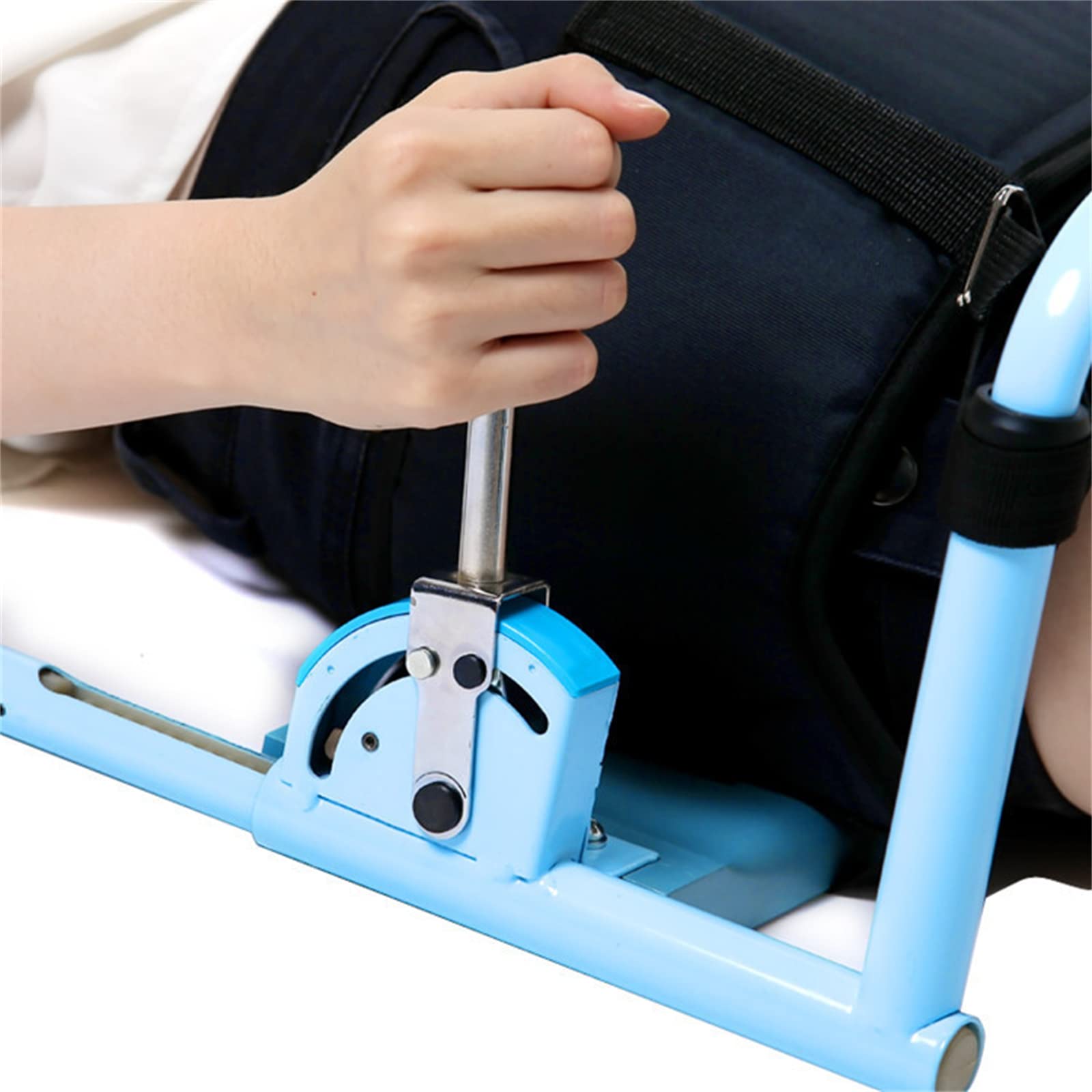 Máquina de Tracción Lumbar Portátil Ajustable, Cama de Tracción Lumbar Cervical, Camilla de Columna Cervical Casera, Fácil de Usar, Alivia el Dolor Lumbar y La Hernia de Disco Lumbar