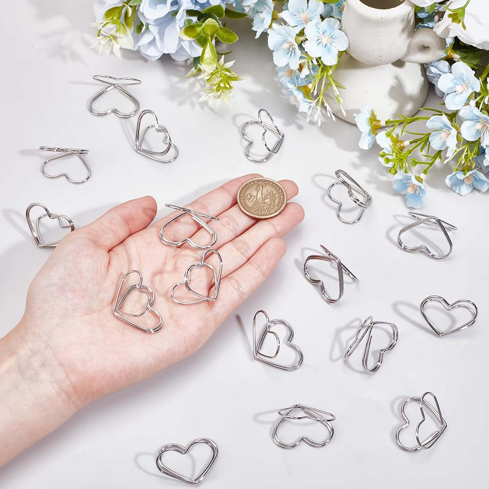 32 pz Segnaposto per Matrimonio Porta Cartellini con Nome Piccolo Supporto in Metallo Argentato Numero Biglietti da Visita Foto Clip per Centrotavola per Matrimonio Addio al Nubilato