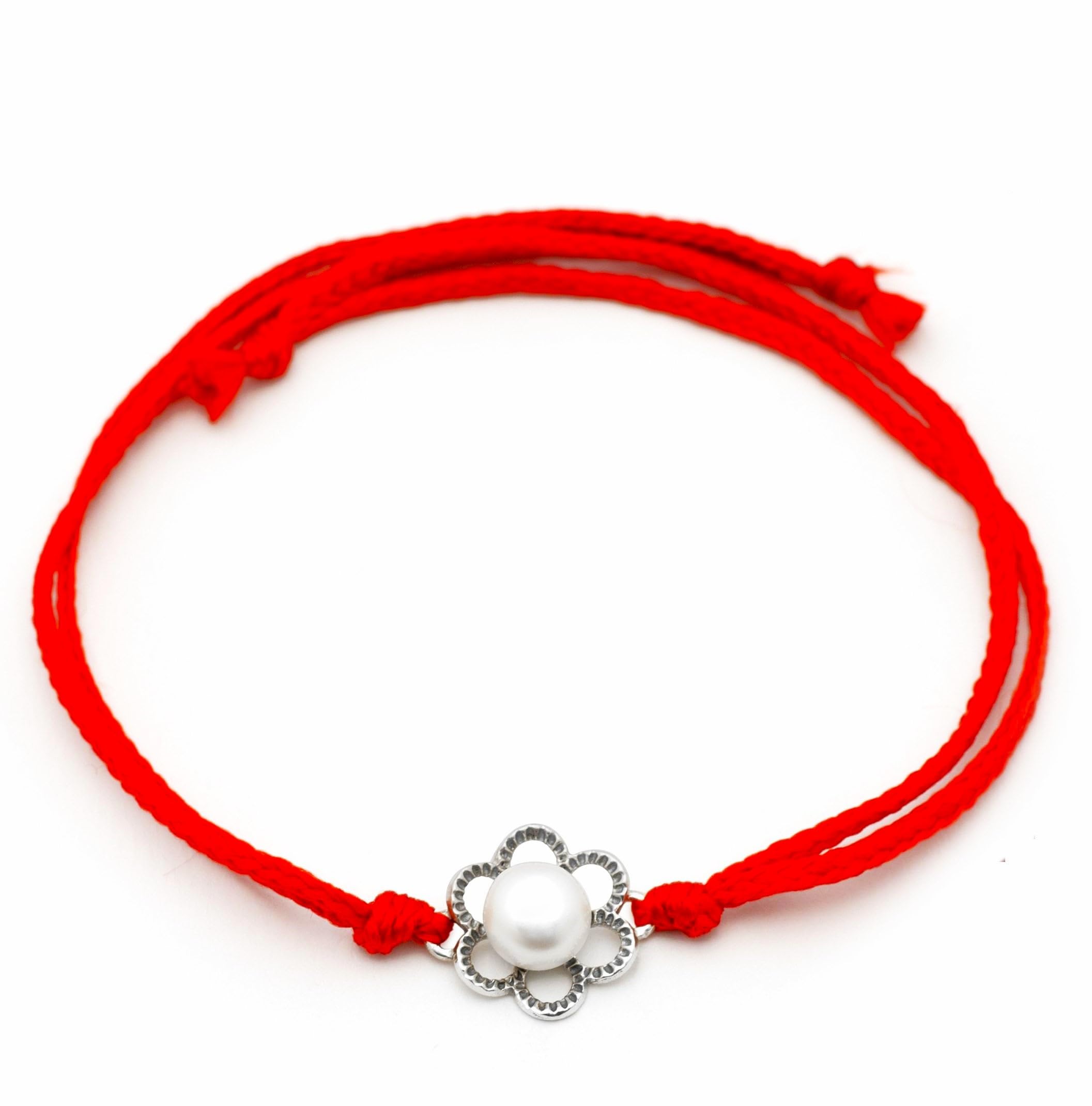 Meenakari Pure 925 Sterling Silver Floral Pearl (Moti) Adjustable Bracelet Rakhi Set for brother with Roli Chawal and Rakshabandhan Greeting Card For Brother/Boys/Men/Unisex (B0D7W69K14) Amazon Price History, Amazon Price Tracker