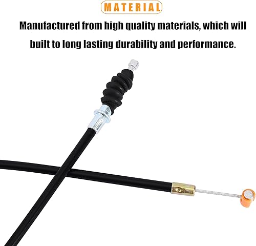 Miniatura 8 de Cable de embrague negro ajustable de 36 pulgadas compatible con motocicleta ATV Quad Scooter Go Kart, ciclomotor, Chopper Pit Dirt Pocket Mini Bike