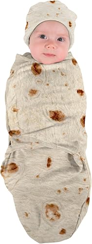 Cuddle Club Manta para bebé  100% algodón ajustable con cierre de para recién nacido, con gorro novedoso