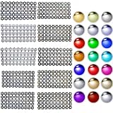 Vrabocry 50 pcs High Power Led Chip 1W White 10000K 20000K 30000K Red Green Royal Blue 300mA-350mA DC 3V-3.4V SMD COB Light Emitter with 20mm Black Star PCB (Cool-White 10000k)