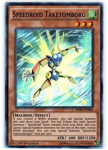 Yu-Gi-Oh! - Speedroid Taketomborg (HSRD-EN006) - High-Speed Riders - 1st Edition