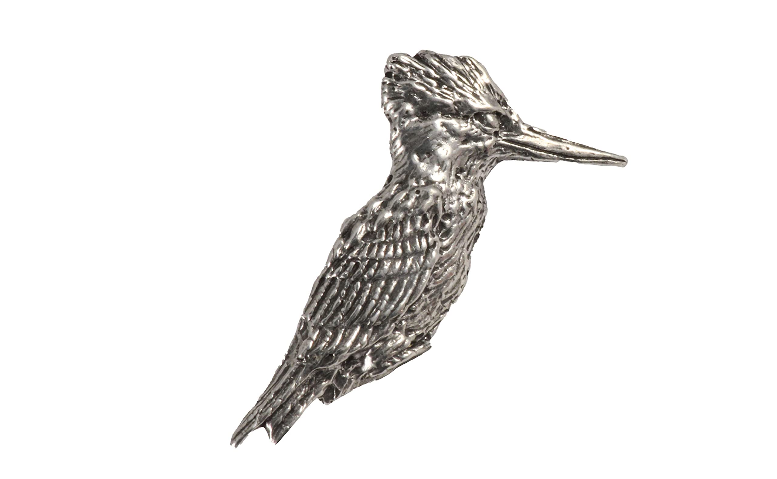 Kingfisher Pin, Kingfisher Brooch, Kingfisher Gift, B074, Kingfisher Accessory, Pins, Hat Pin, Kingfisher Jewelry, Handmade in the USA, Over 100 Bird Designs Available