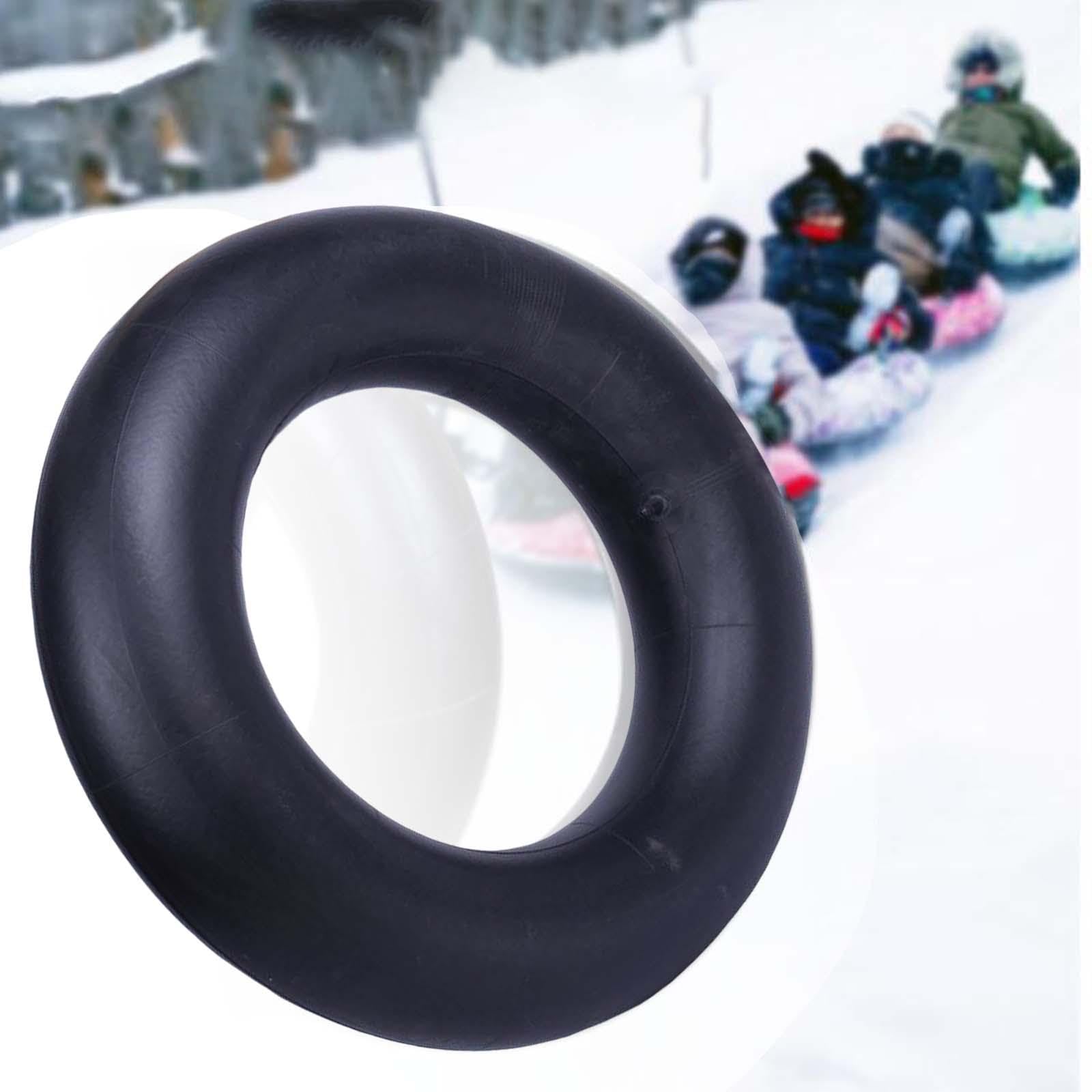 Snow Tube Schwimmreifen Gummi Ersatz Innenreifen Tragbar Langlebig Aufblasbar Dick Universal für Erwachsene Winterbadespaß Skifahren Poolschließen Ges, 90CM