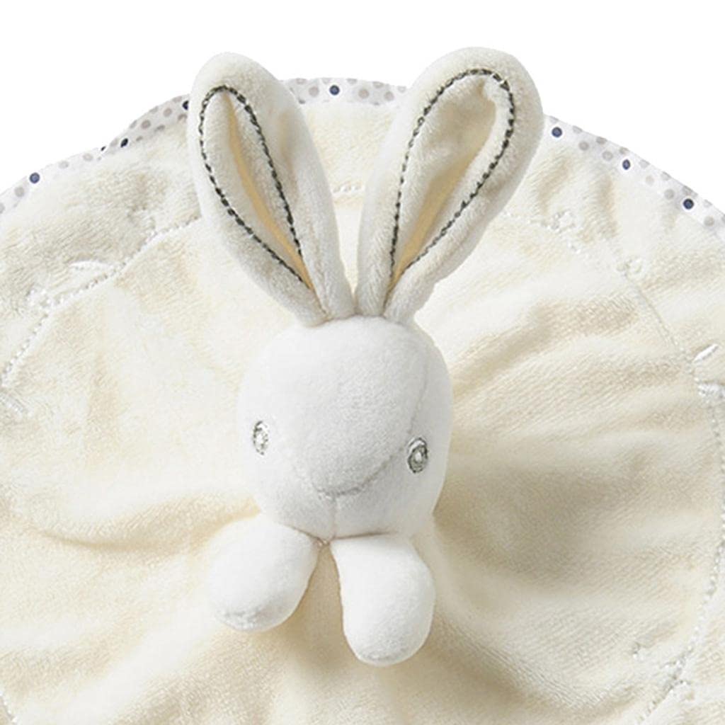 ATORSE Baby Bunny Security Blanket Plush Comforter Sleep Stuffed Toy White - Image 3 thumbnail