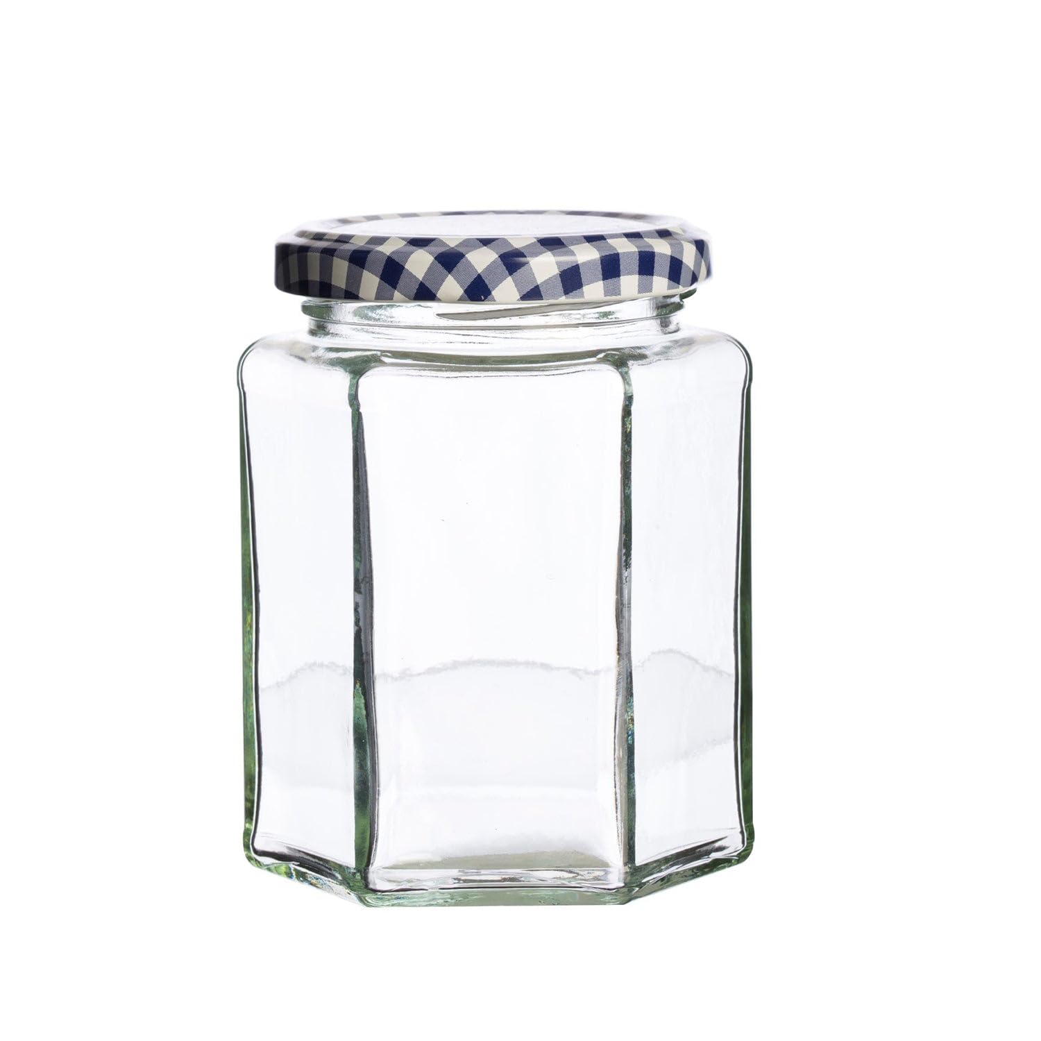 Kilner 280ml Hexagonal Twist Top Jar Glass Preserve Jam Storage Jar
