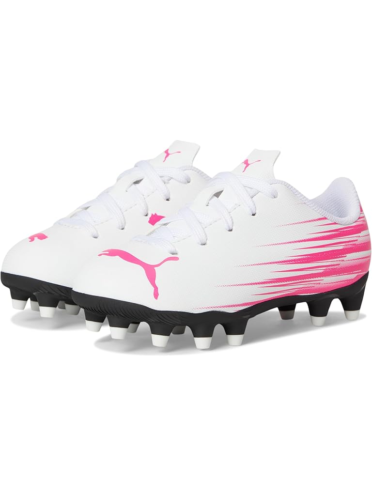 White PUMA Attacanto Firm, Artificial Ground Soccer Cleats (Toddler/Little Kid/Big Kid)