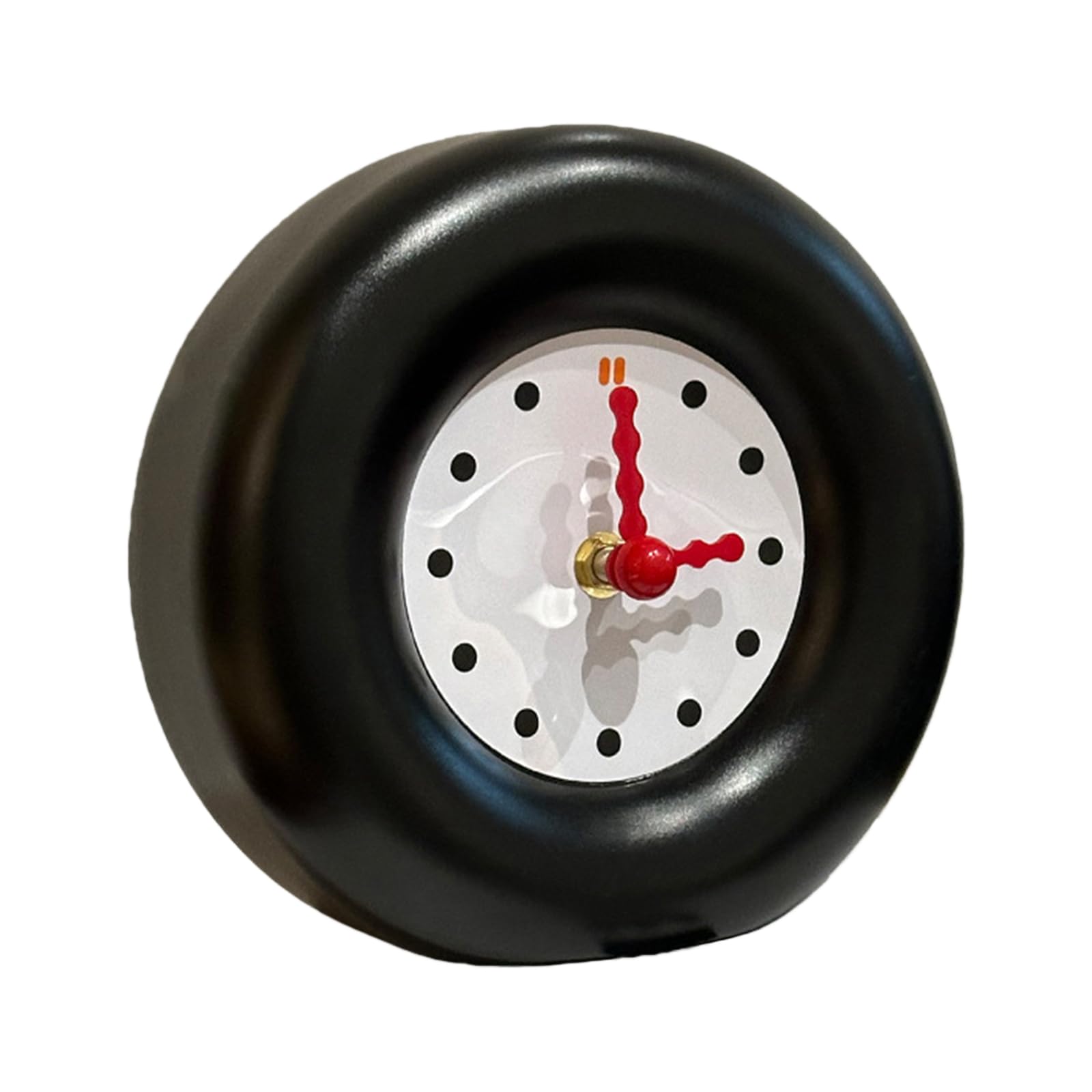 Nucelit Contemporary Wall Mount Clock Modern Quiet Movement Less Than 20dB for Study and Bedroom Decoration Clock