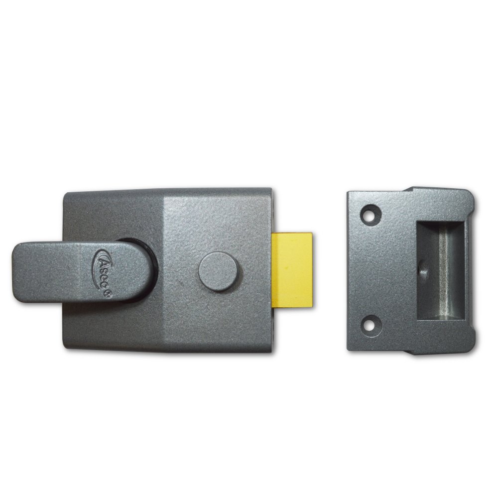 Asec Grey As15 & As19 Deadlocking Nightlatch