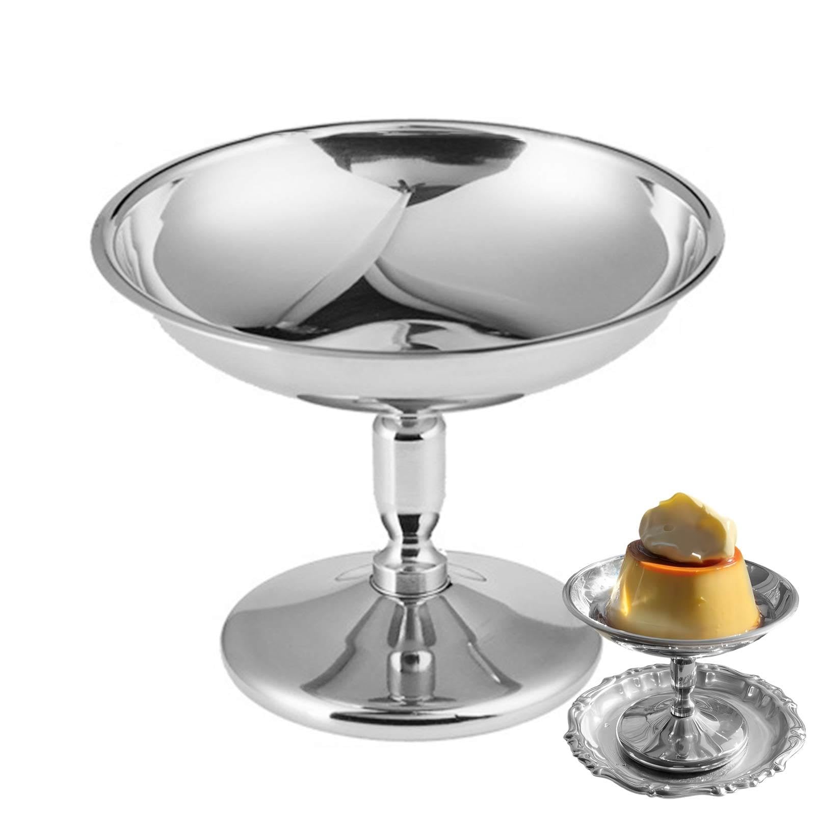 Amazon.co.jp: ステンレススチール製プリンカップ - 足付きアイス