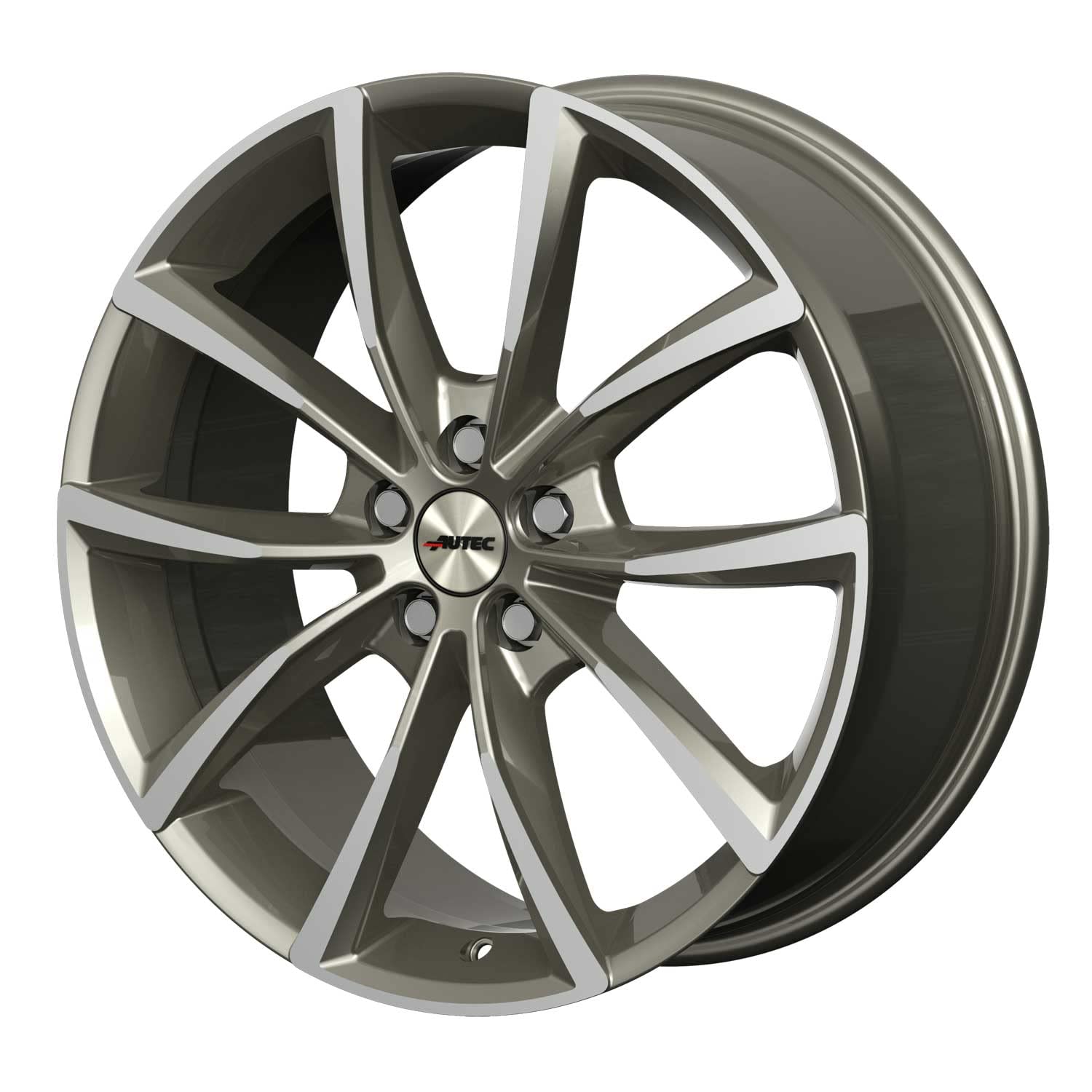 Autec cerchio ASTANA 7.0x17 ET40 5x114,3 Titansilber poliert compatibile con Mercedes-Benz Citan
