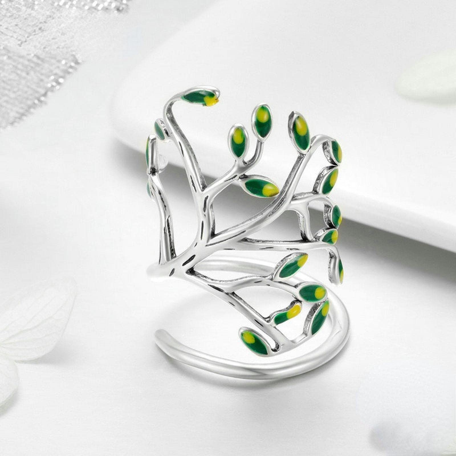 Bague Arbre de Vie Bague Argent Fee 925