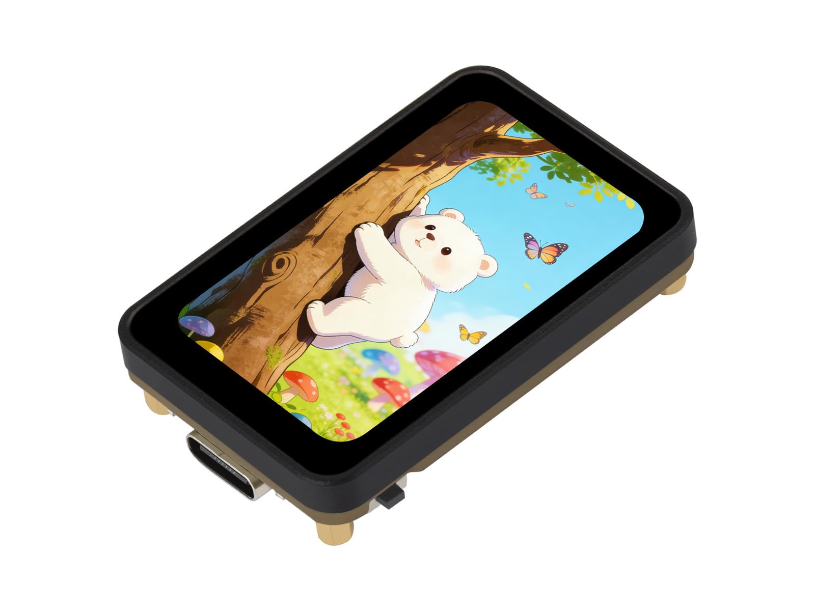 ESP32-C6 1.64inch AMOLED Touch Display Development Board Supports Wi-Fi 6, BLE 5, and IEEE 802.15.4 (Zigbee 3.0 and Thread), Onboard 280 × 456 Pixels 16.7M Color Display, 6-Axis IMU, etc.
