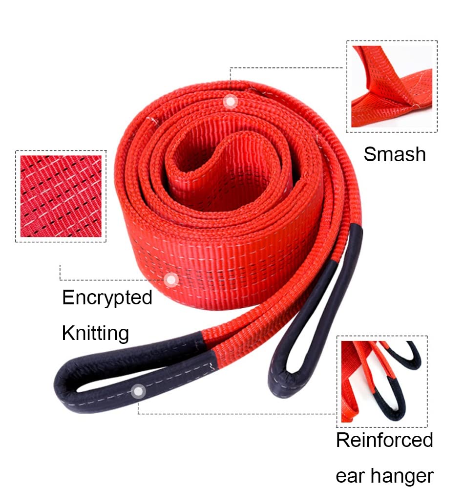 Correa de eslinga de elevación de cincha eslingas de nailon para levantar correa de eslinga de remolque de carga de poliéster resistente correas de transporte de cuerda de elevación para muebles grand