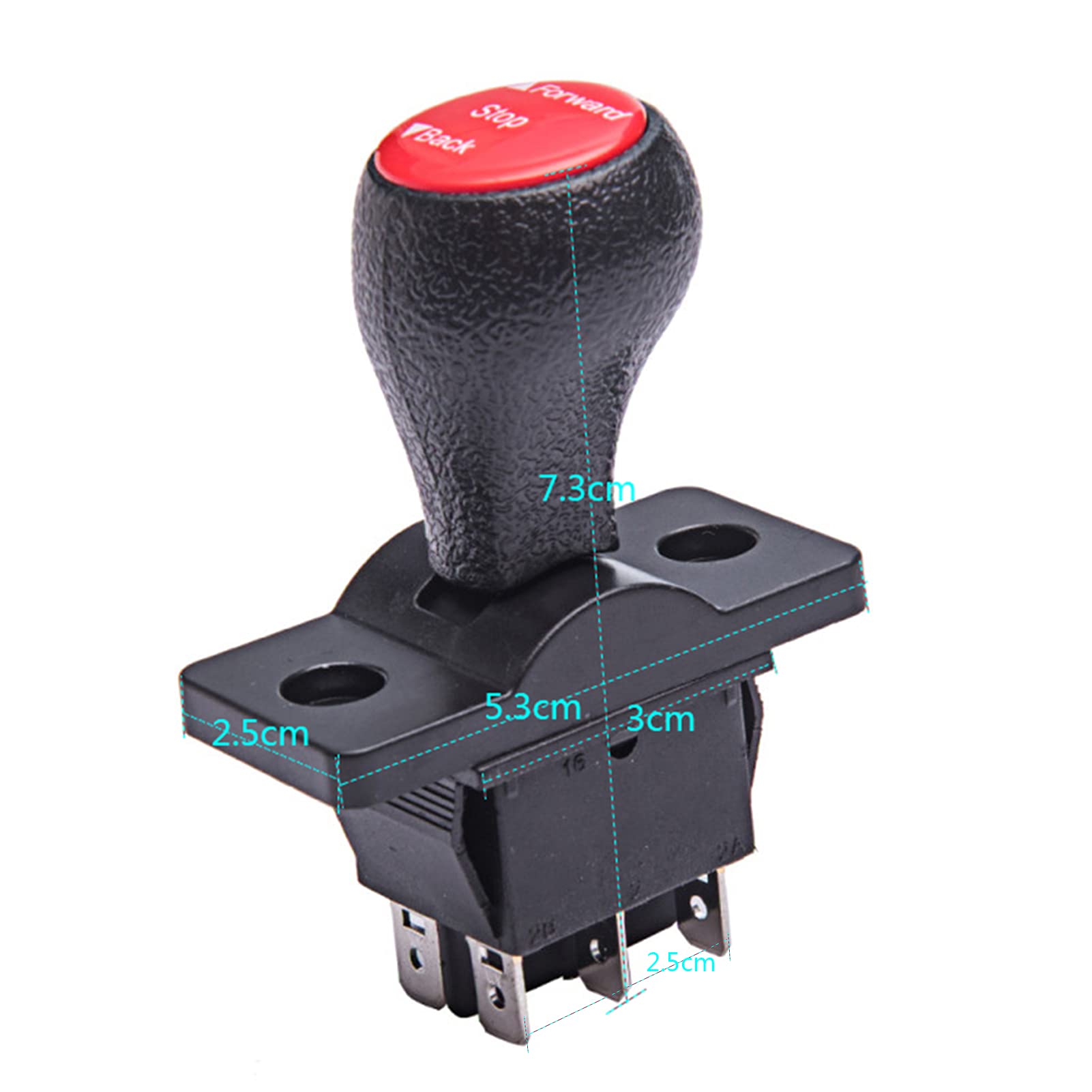 Interruptor de engranaje de manija hacia adelante, parada, marcha atrás, para niños, eléctrica, 4 ruedas, piezas de repuesto para niños, accesorios de juguetes de coche 4