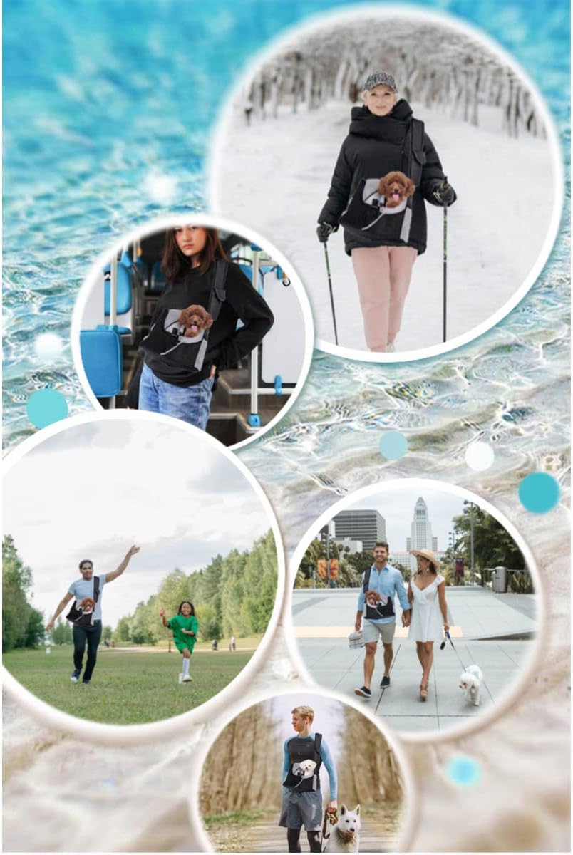 Autlet Puppy Carrier, Pocket Opening Design Breathable Mesh Dog Backpack, Adjustable Dog Carriers for Small Dogs, Hand Free Cat Carrier for Small Medium Dog Cat(Small) : Pet Supplies