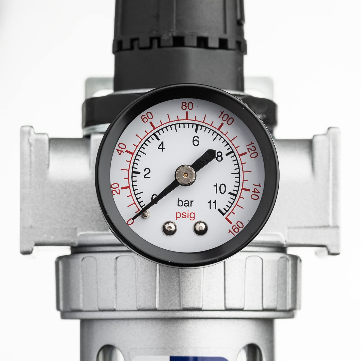Normfest Druckluft Filterdruckminderer und Manometer