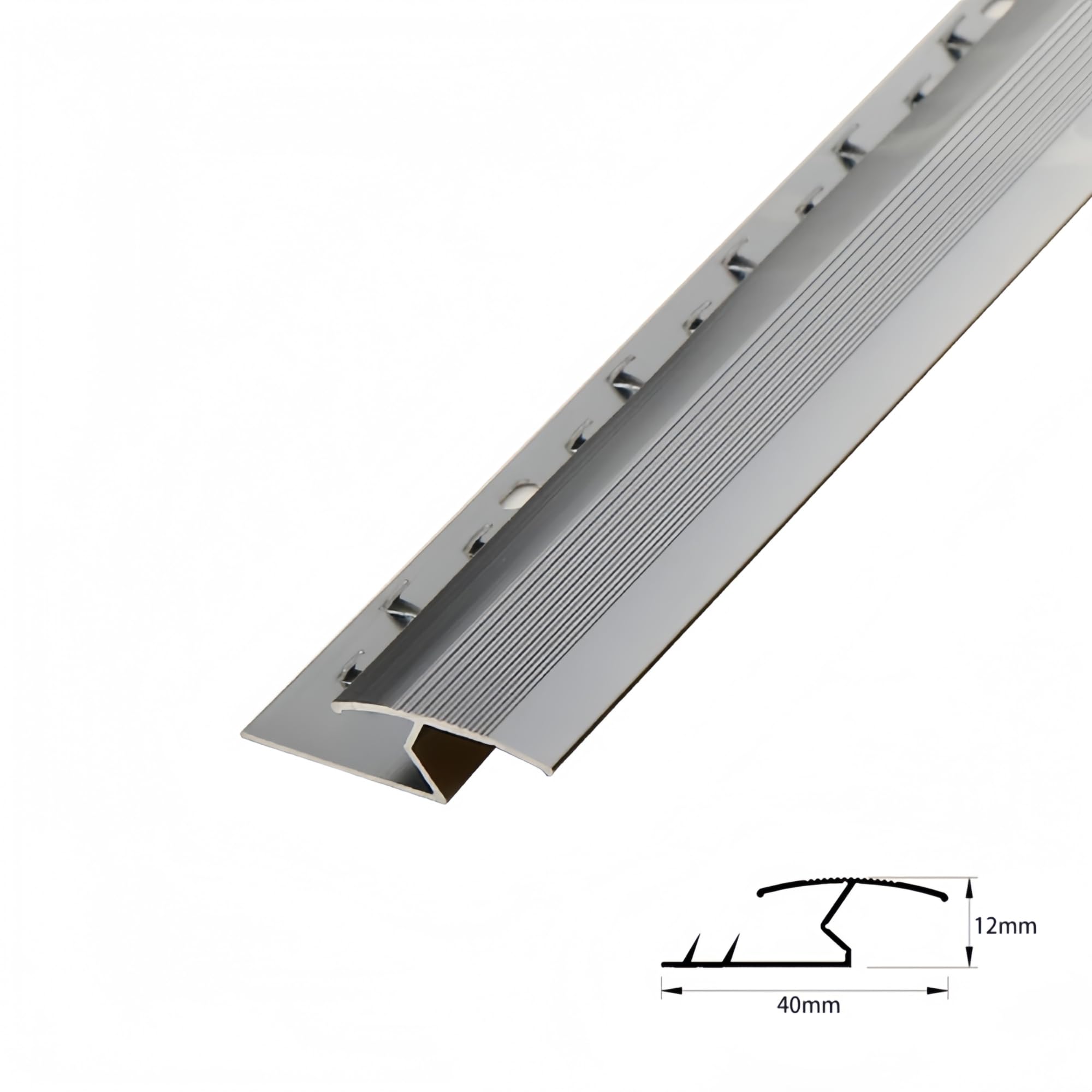 Carpet to Tile Transition Strip: Carpet Transition Strip, Aluminum