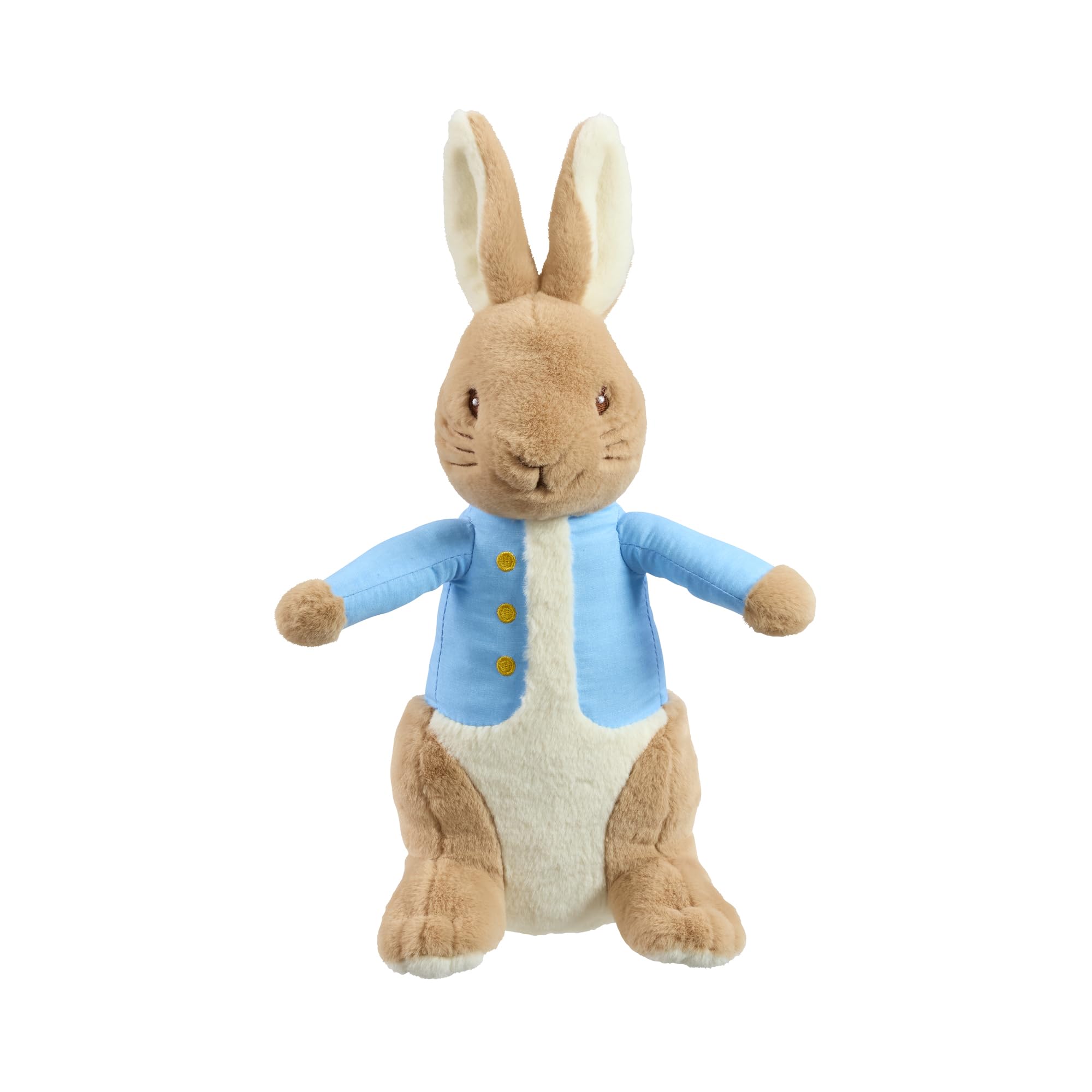 Rainbow DesignsOfficial Peter Rabbit Large 24cm - Newborn Baby Gifts - Big Plushies - Stuffed Animal - Beatrix Potter - Cuddly Soft Toy